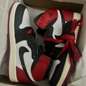 Jordan Kids Sneakers Black Red White